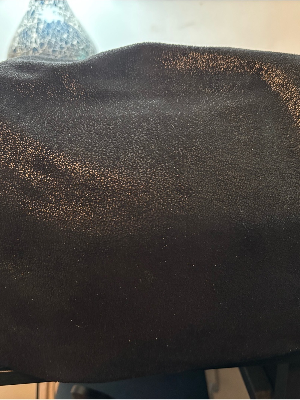Stella McCartney Falabella Shaggy Deer East West Shopper Tote - Black/Silver - Picture 5 of 15